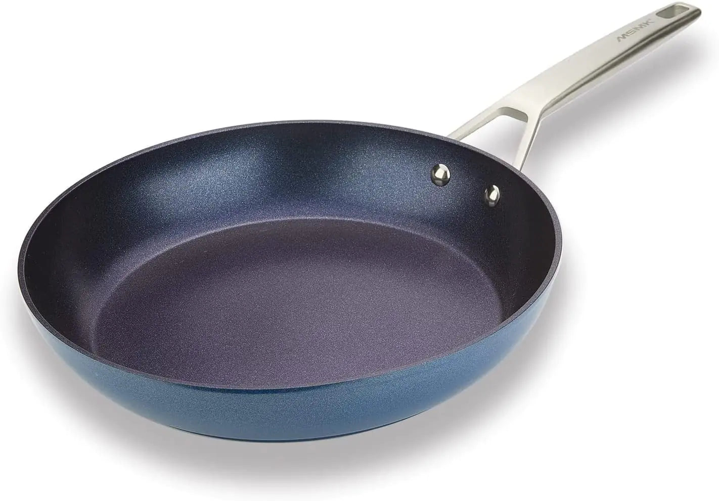 Large Frying Pan 12-Inch PFOA Free Nonstick Meat Omelet Skillet Stay-Cool Handle Titanium and Diamond Non Stick Coating From USA Smooth Stainless Steel Base Induction Compatible