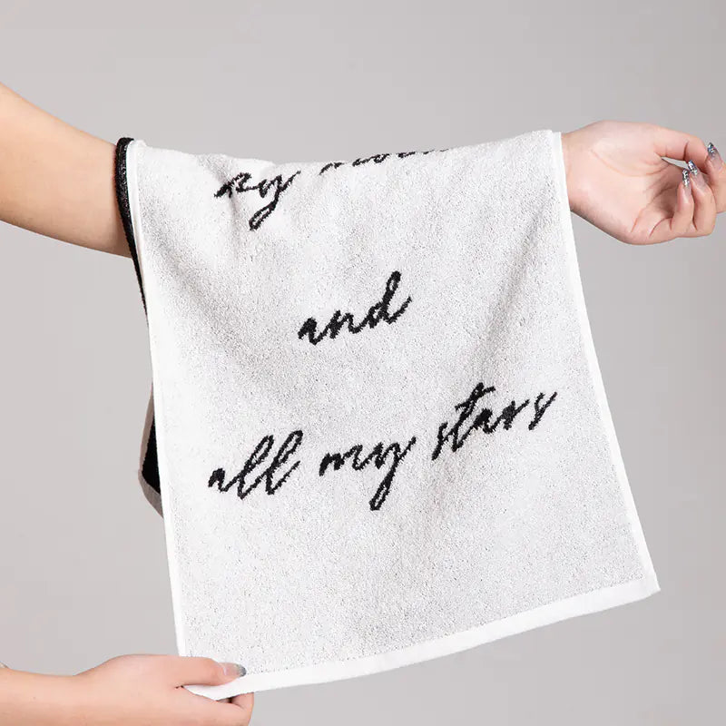 Love Letters Cotton Towel - Soft, Absorbent Beach Towel