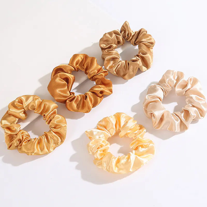 French Style Satin Hair Tie - Vintage Pig Tail Ring