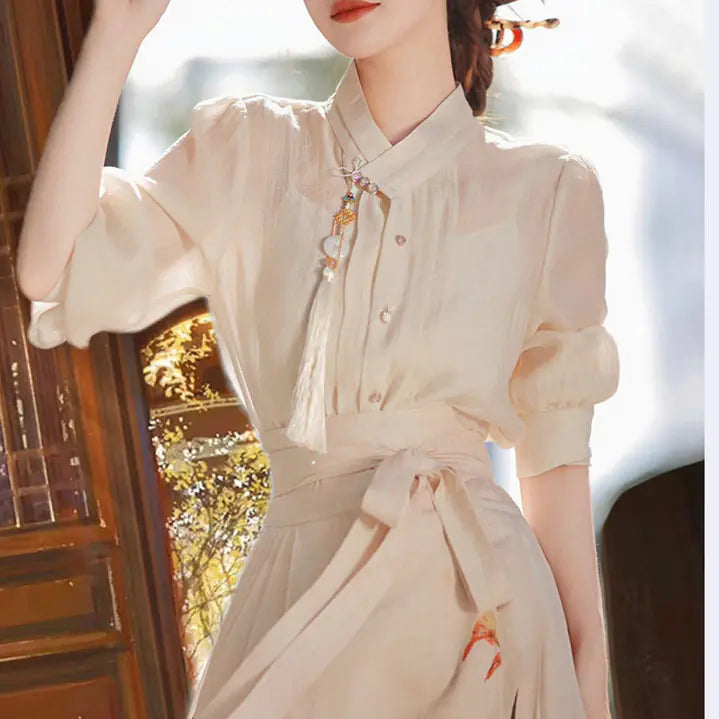 Tencel Heritage Classic Horse-Face Skirt for Women