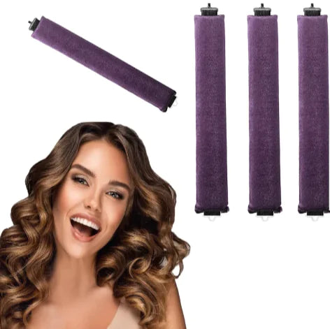 Heat-Free Rubber Hair Curler – 3 Hook Design