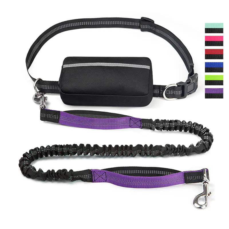 Cross-Border Pet Running Waist Bag with Leash