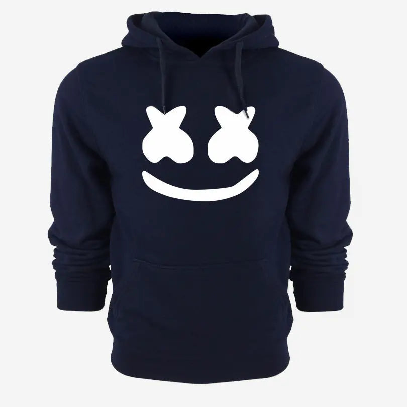 Custom Men's Casual Hoodie with Smiley Print