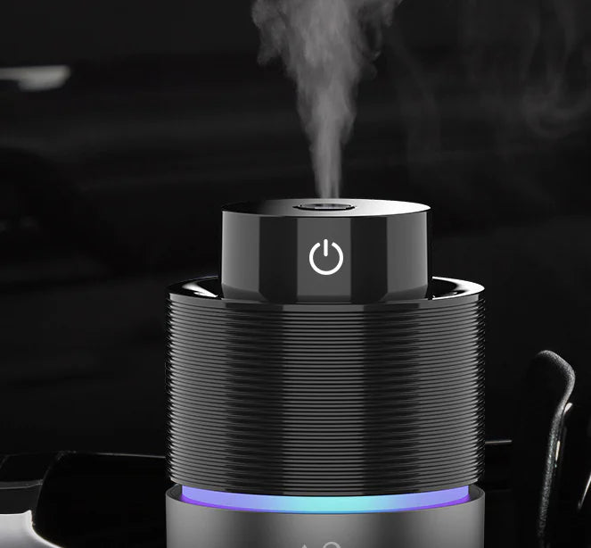 Car Humidifier with Spray Air and Aromatherapy Diffuser