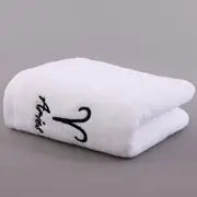 Cotton Thickened Face Towel with Embroidered Constellations