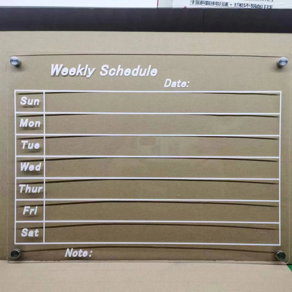 Magnetic Dry Erase Calendar for Refrigerator