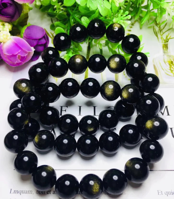 Obsidian Bracelet - High Quality Natural Unisex Wristband