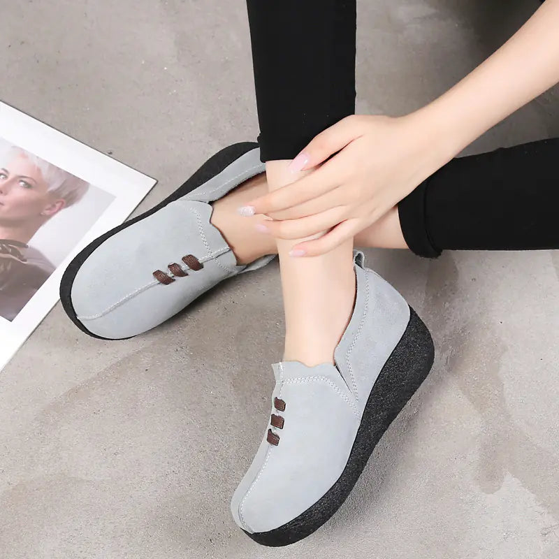 New Women's Thick Sole Platform Rocking Shoes