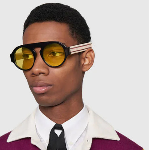 Trendy Round Sunglasses for Men and Women - Three Colors