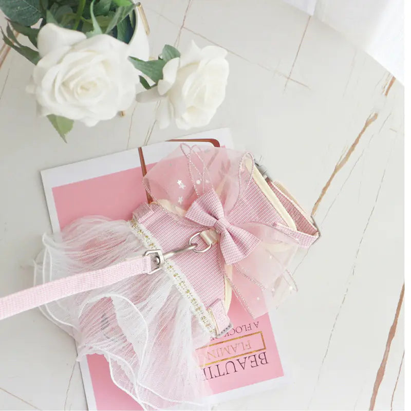 Layers of Yarn Pet Leash for Cats and Dogs