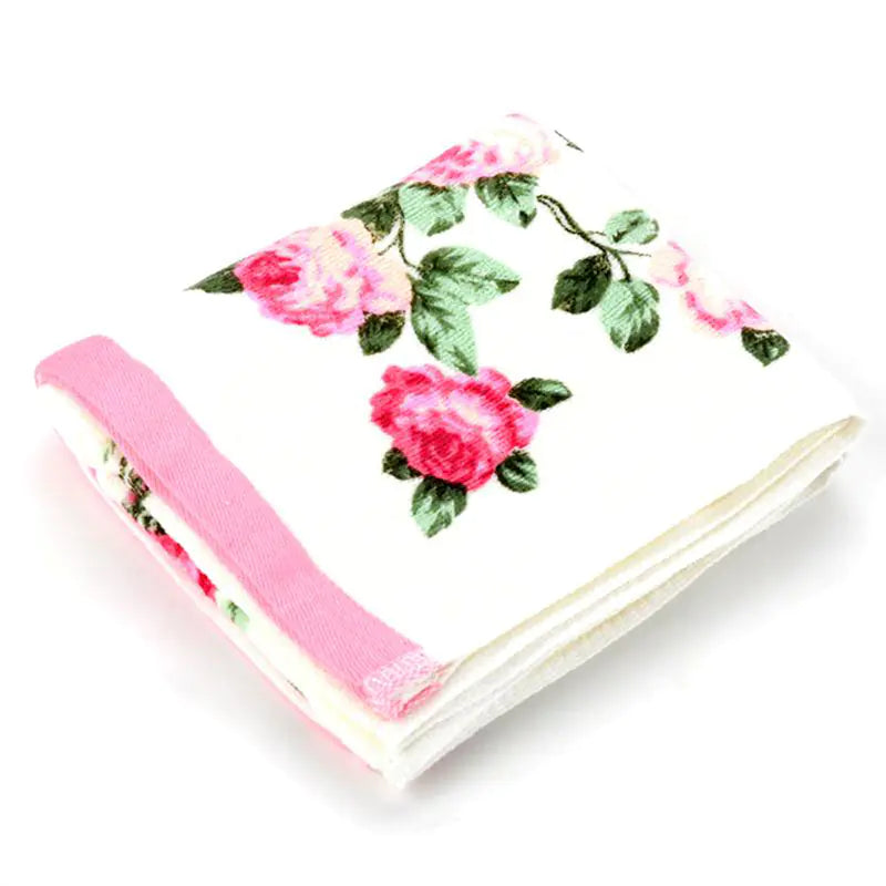 Soft Peony Printed Quick-Drying Bath and Face Towel