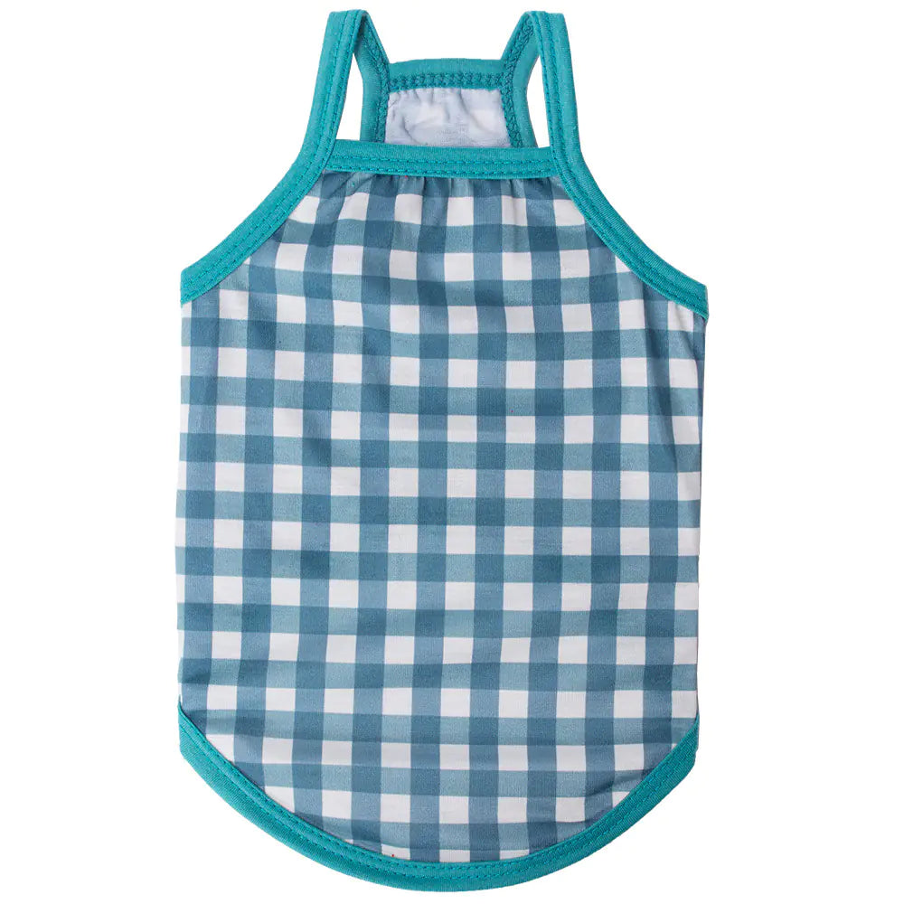 Summer Thin Plaid Camisole with Fashionable Style