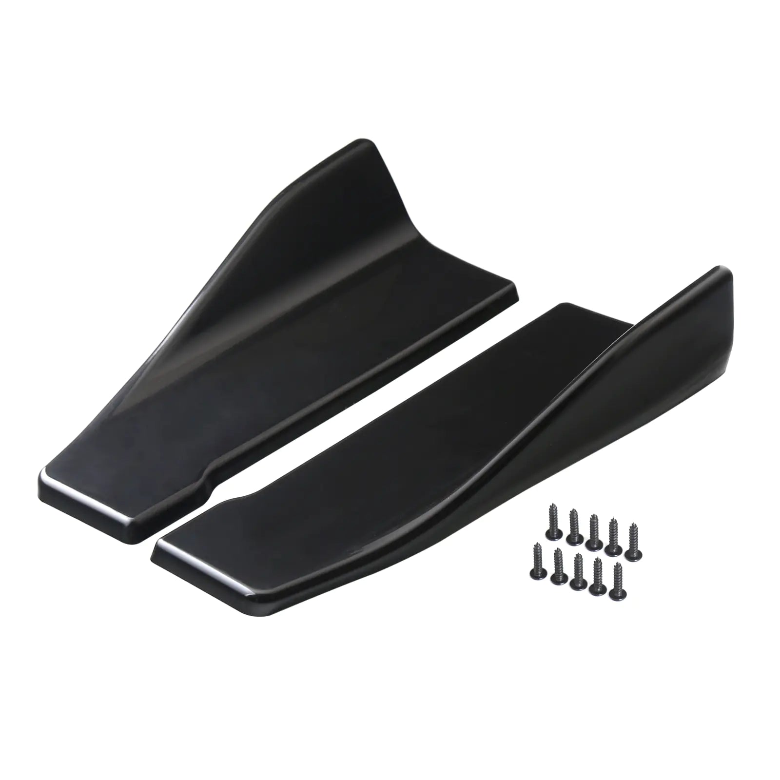 Universal Car Rear Bumper Protector - 48CM Glossy Black