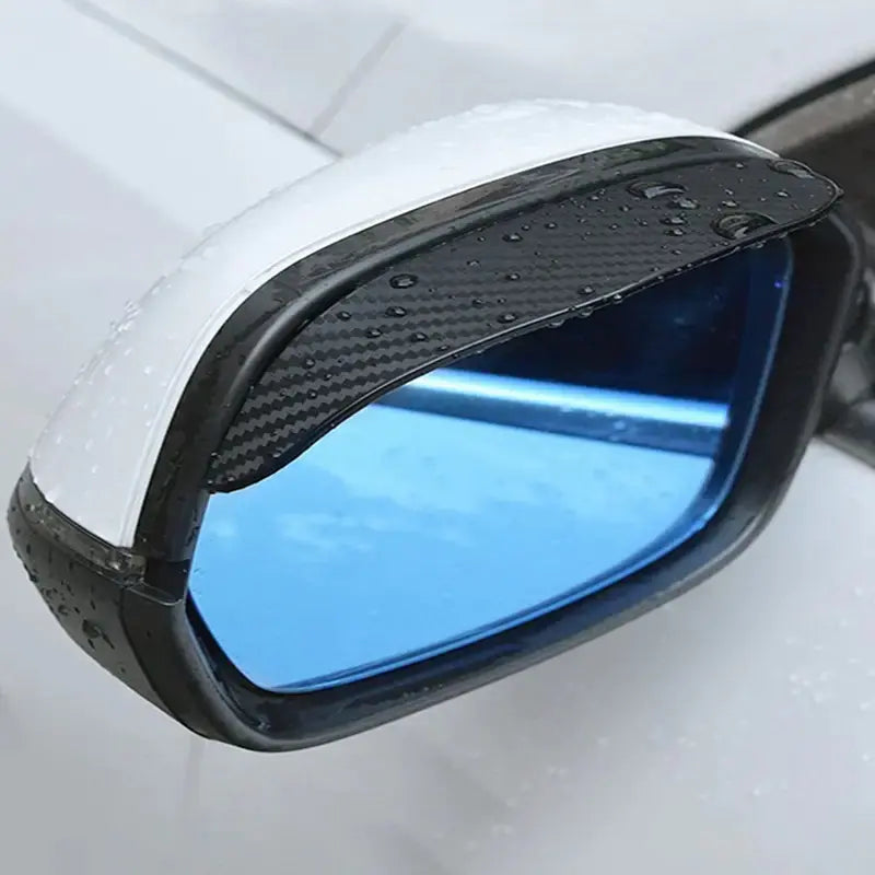 Universal Carbon Fiber Rain Shield for Car Mirrors