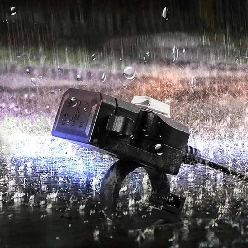 New Motorcycle Dual USB Phone Charger with Waterproof Design
