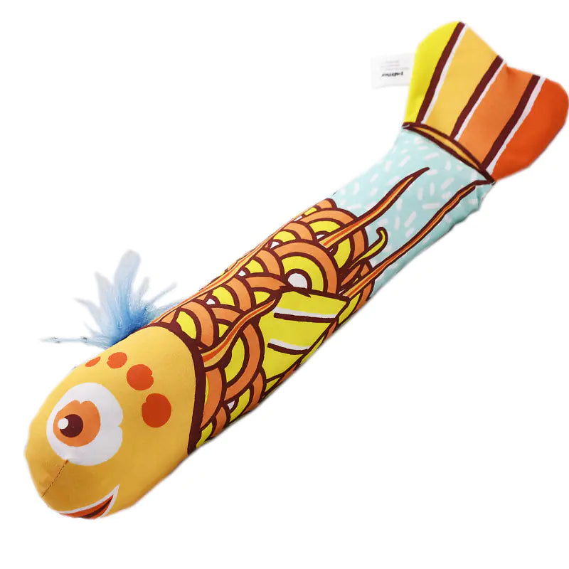 New Catnip Fish Toy with Crinkle Sound for Cats