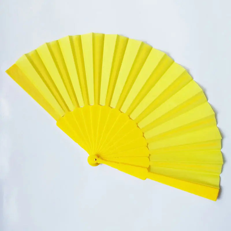 European Style Plain Folding Fan