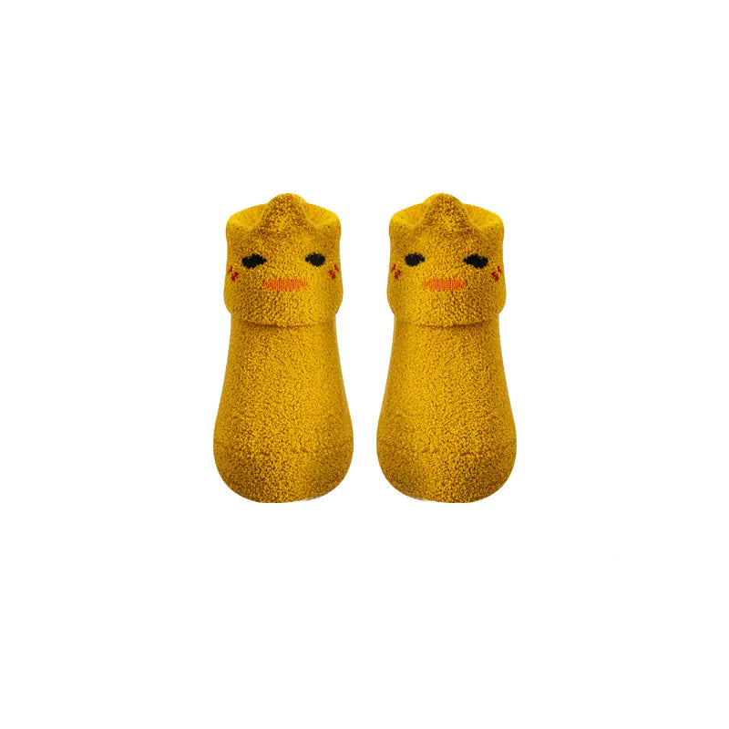 Newborn Non-Slip Coral Fleece Baby Floor Socks