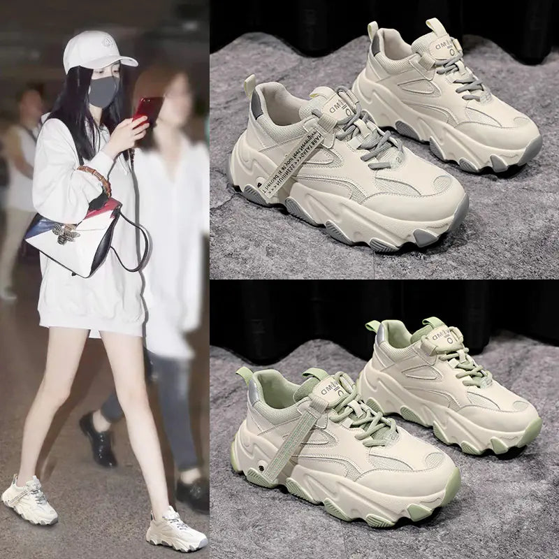 Women's Dad Sneakers - Trendy Casual Sport Shoes