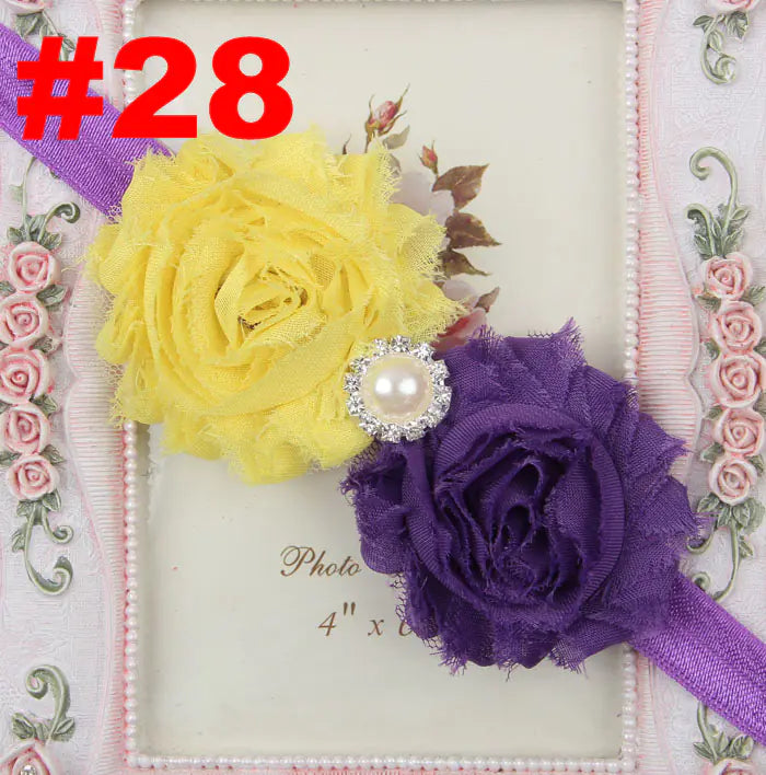 Popular Children's Headband with Pearl and Floral Design
