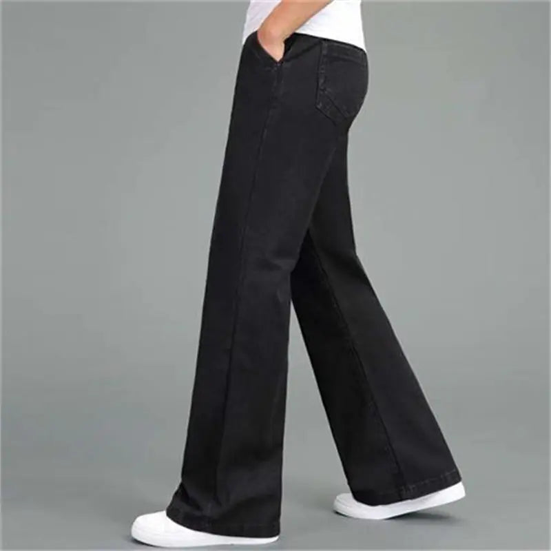 Men's Wide-leg Flared Straight-leg Jeans