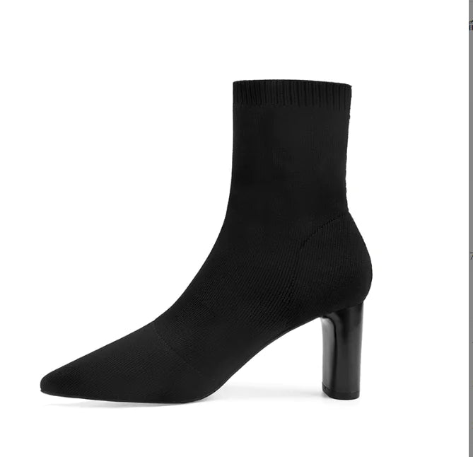 Madeline Women's Winter Genuine Leather Ankle Boots (One Pair)