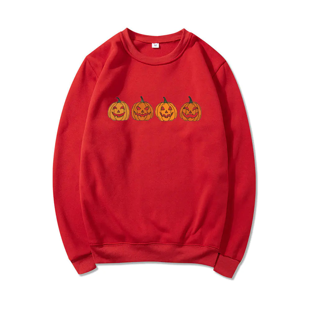Halloween Evil Pumpkin Head Funny Printed Hoodie