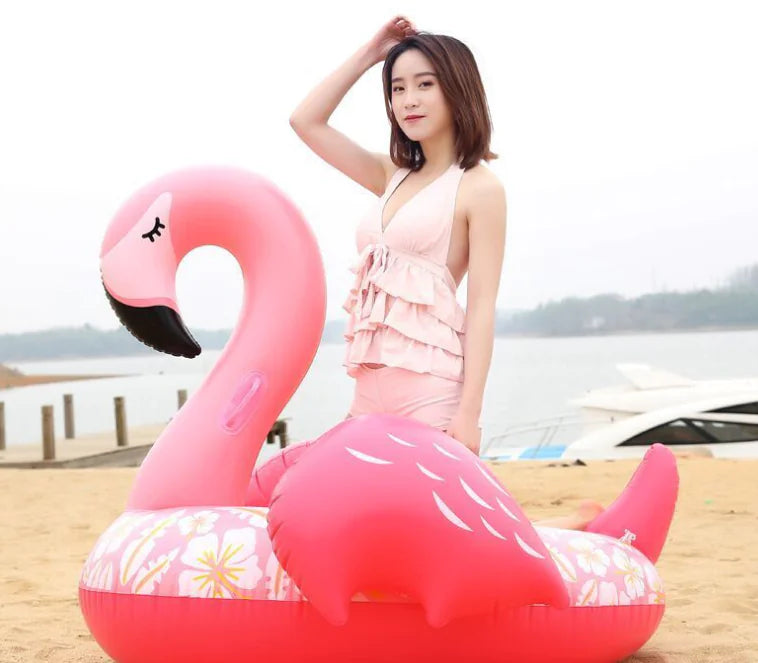 Inflatable Unicorn Flamingo Pizza Pool Float Ride-on