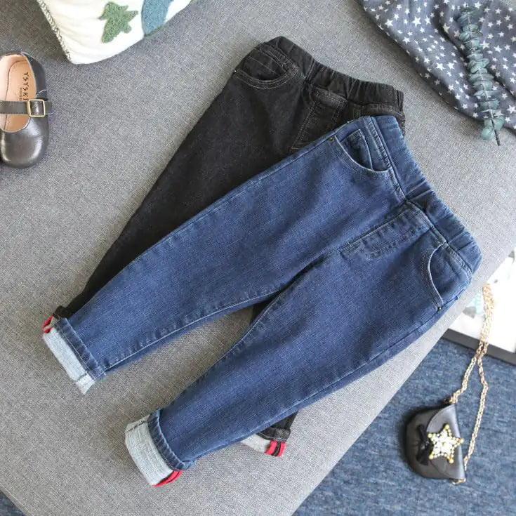 Stretchy Casual Pants for Baby Feet