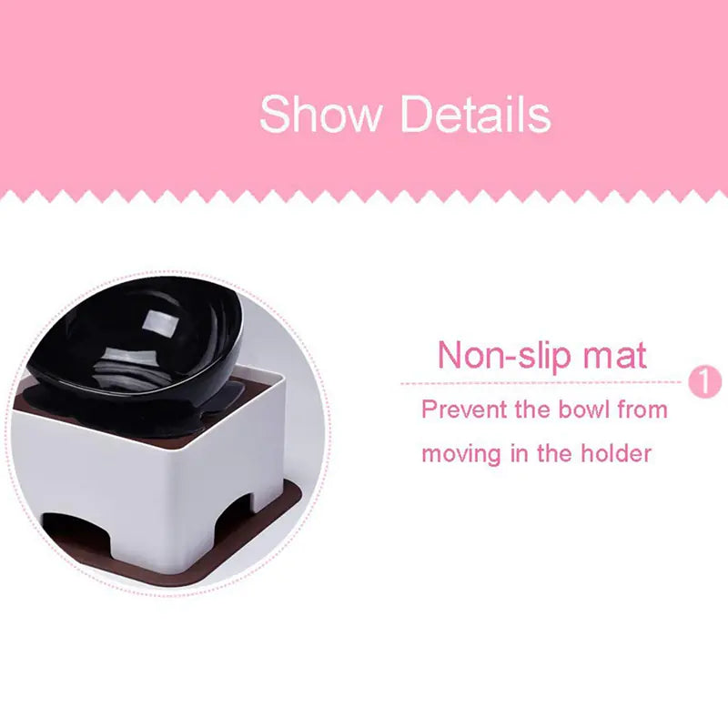 Pet Feeding Station for Cats and Dogs with Bowls