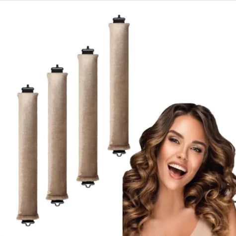 Heat-Free Rubber Hair Curler – 3 Hook Design