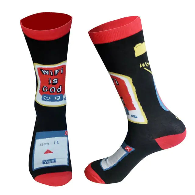 Funny British Style Casual Socks for Men