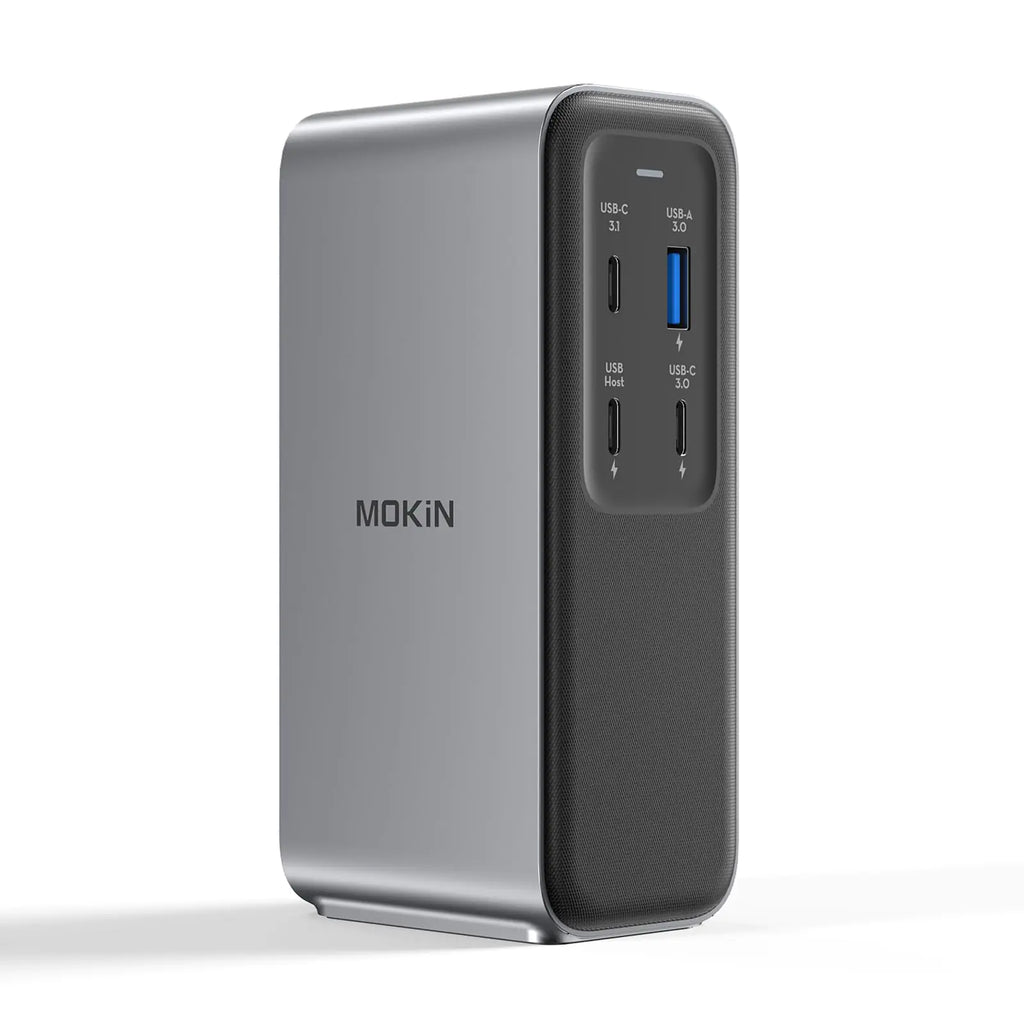 USB C Laptop Docking Station USB-C Docking Station with 100W PD Charging 4K HDMI 10 Gbps Fast Data Transfers Gigabit Ethernet Port USB C Dock for MacBook Pro Dell Phone iPad and More