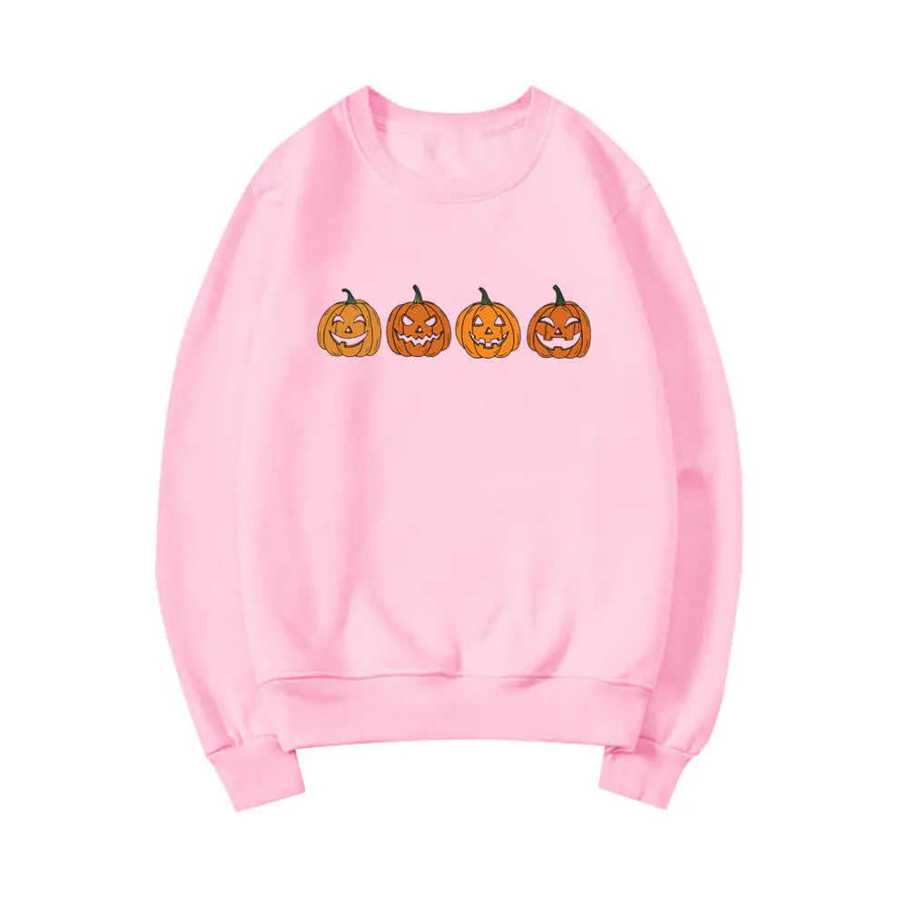 Halloween Evil Pumpkin Head Funny Printed Hoodie