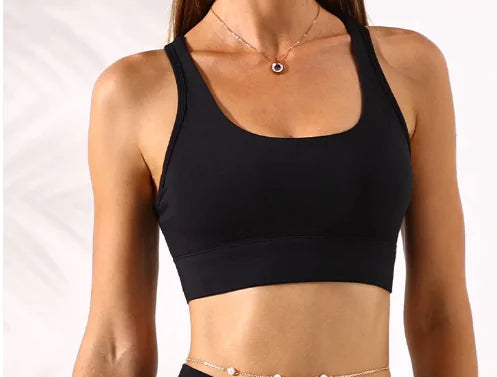 Top Fitness Move Act Running Pilates Sports Bra (One Piece)