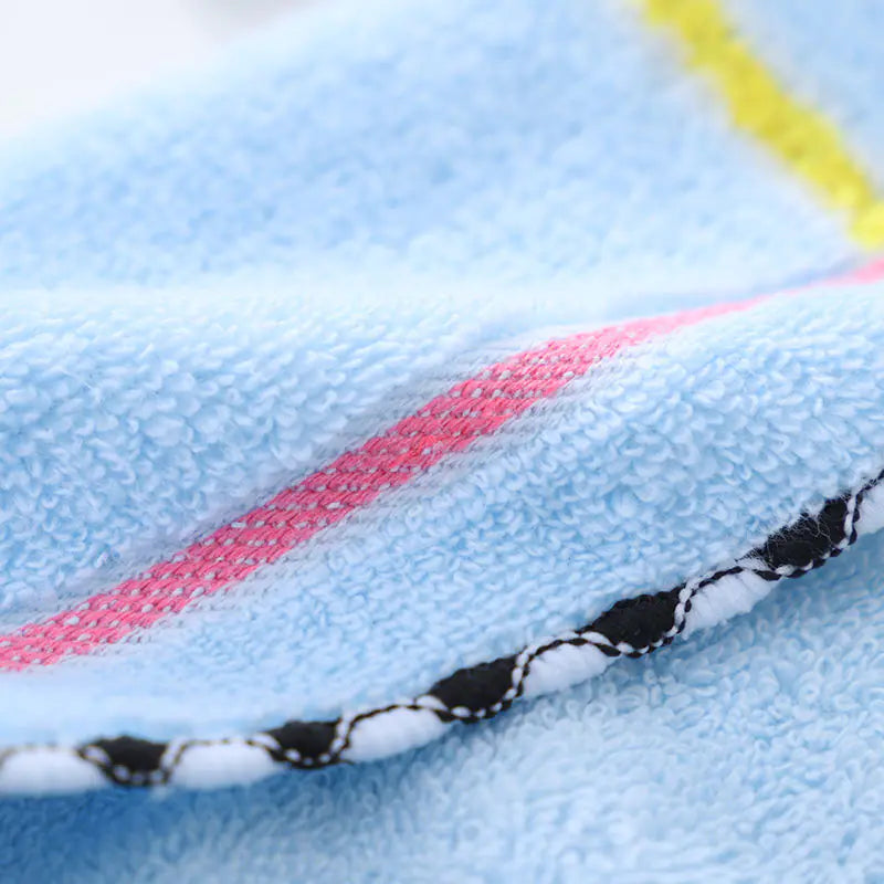 5pcs Pure Cotton Cute Absorbent Face Towels (Small)