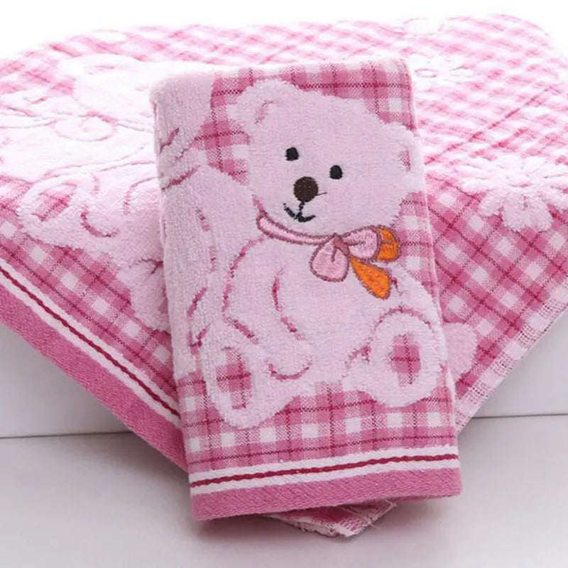 Cute Double Layer Soft Cotton Facecloth for Kids