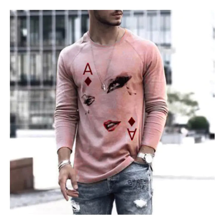 Men's Graphic Long Sleeve T-Shirt - Fall Collection