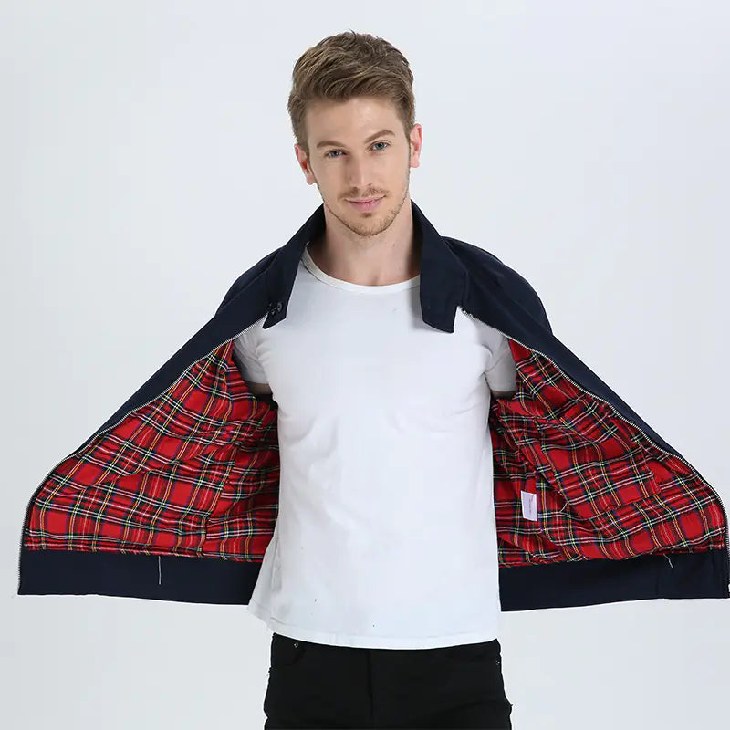 Spring Autumn Pilot Coach Jacket for Men