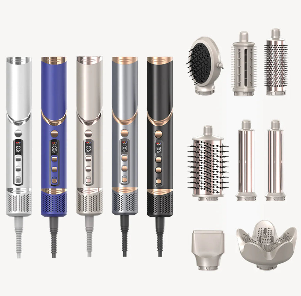 8-in-1 Foldable Hot Air Hair Styling Set