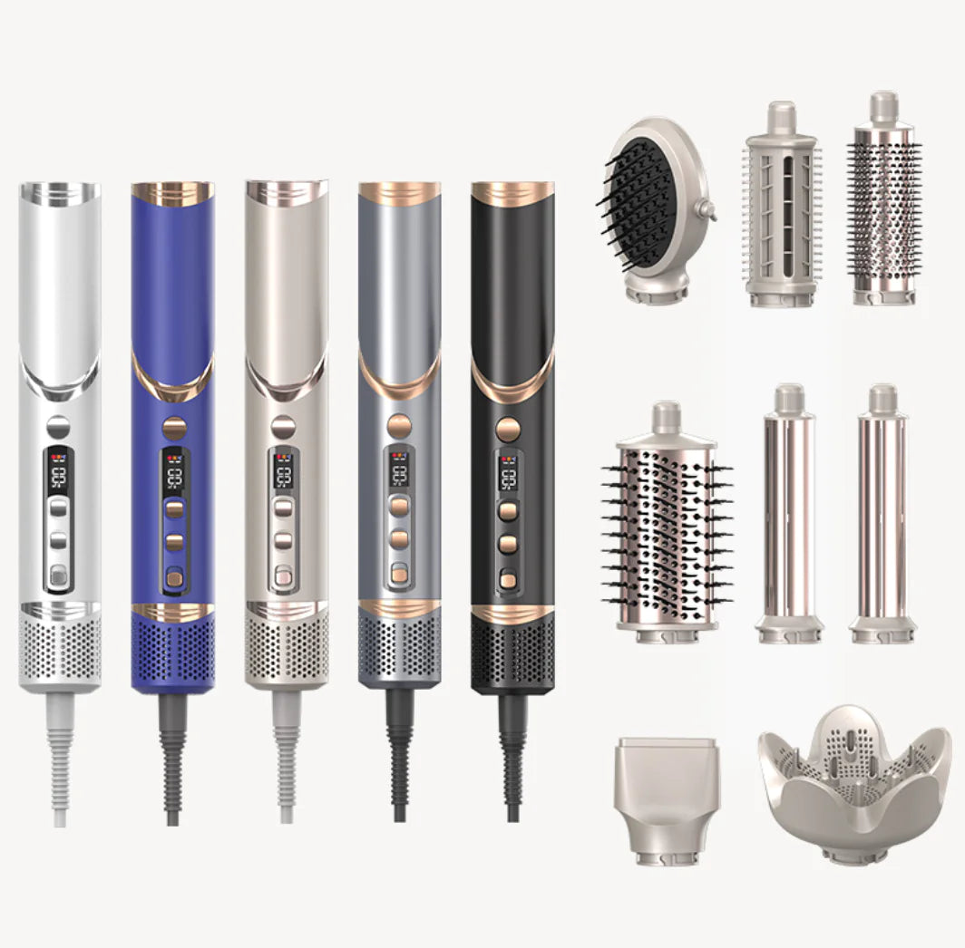 8-in-1 Foldable Hot Air Hair Styling Set