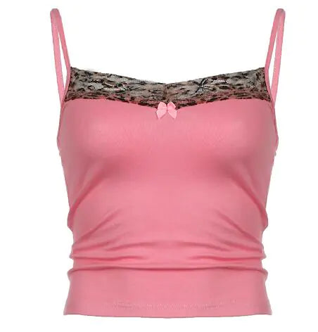 Spliced Strap Top - Women's Vest Blouse