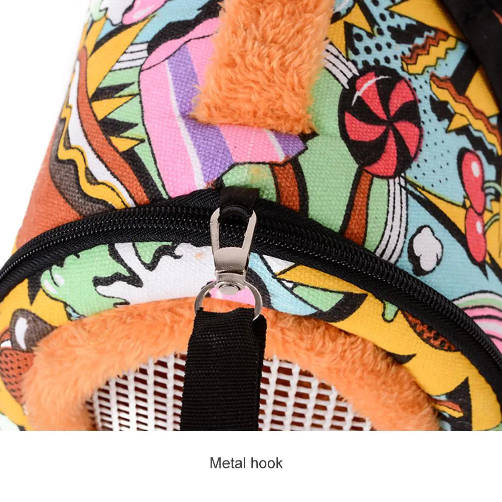 Small Pet Bed and Backpack for Hamsters and Other Pets