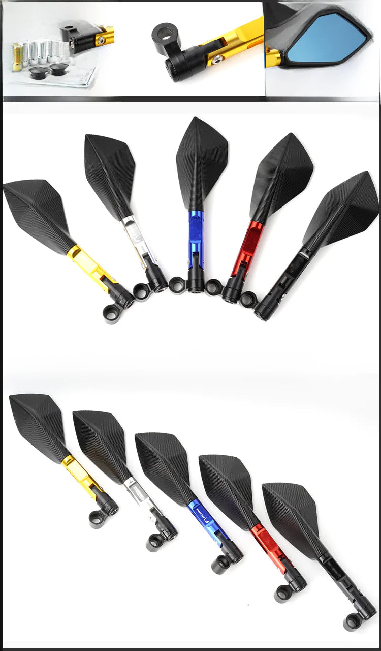 Aluminum Diamond Rearview Mirror for AEROX SMAX NMAX