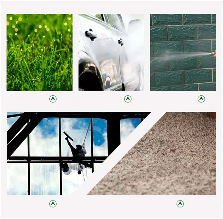 High-Pressure Car Wash Gun with Foam Nozzle and Hose