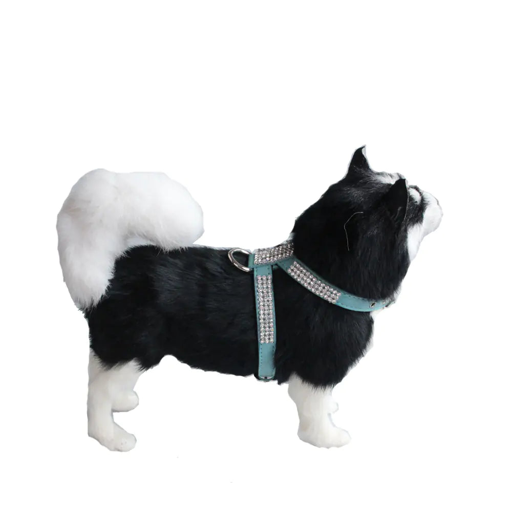 "Teddy Poodle Harness with Rhinestones for Small Dogs"