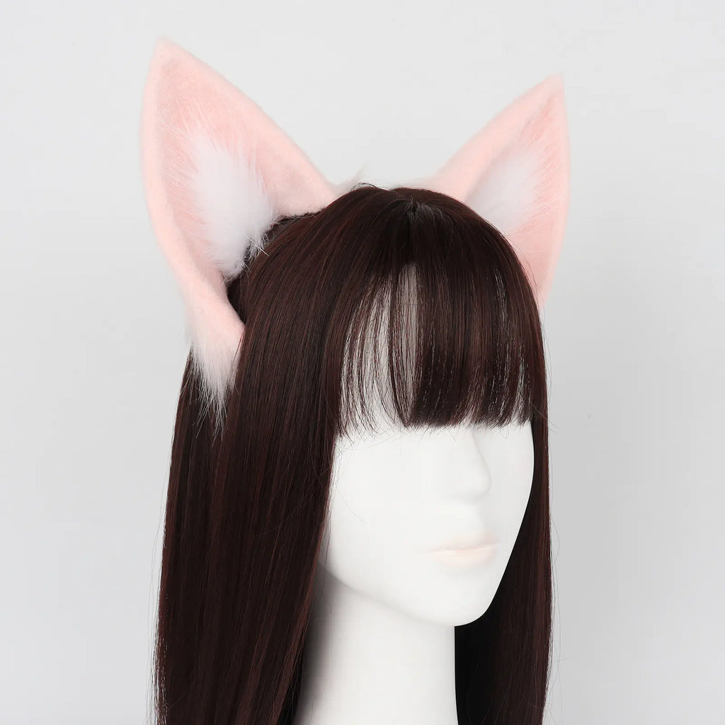 Cute Cosplay Wolf Ears and Tail Set for Events