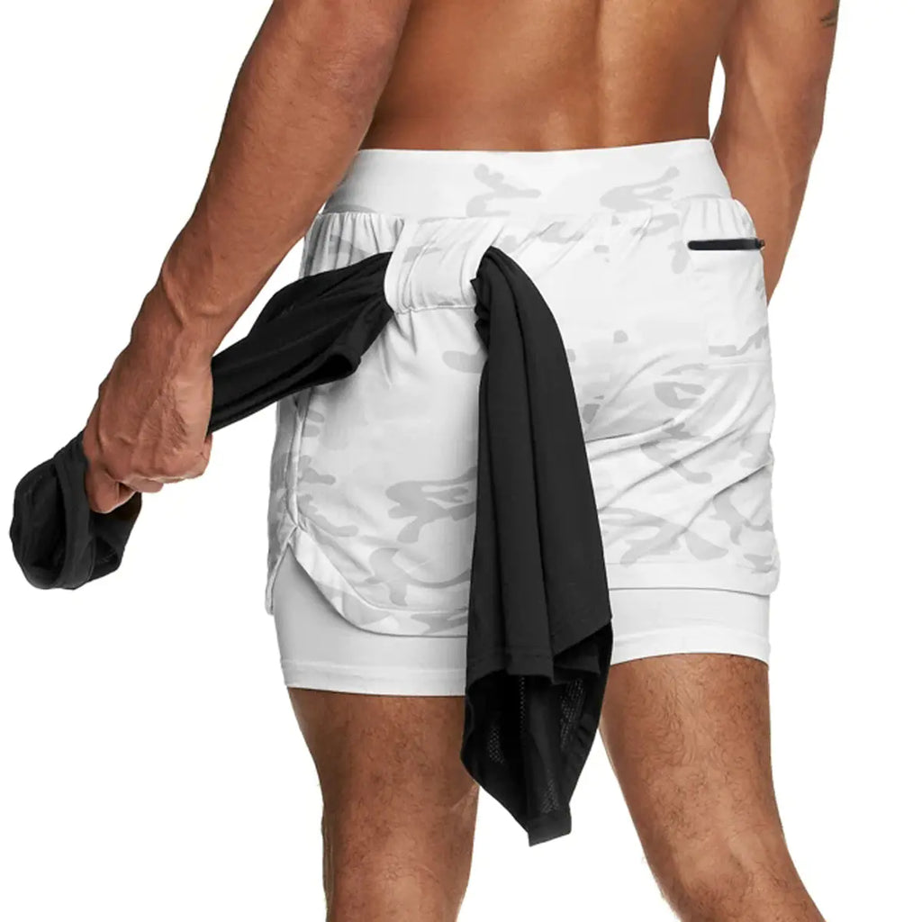 Men's Outdoor Training Shorts with Pockets (Loose Fit)