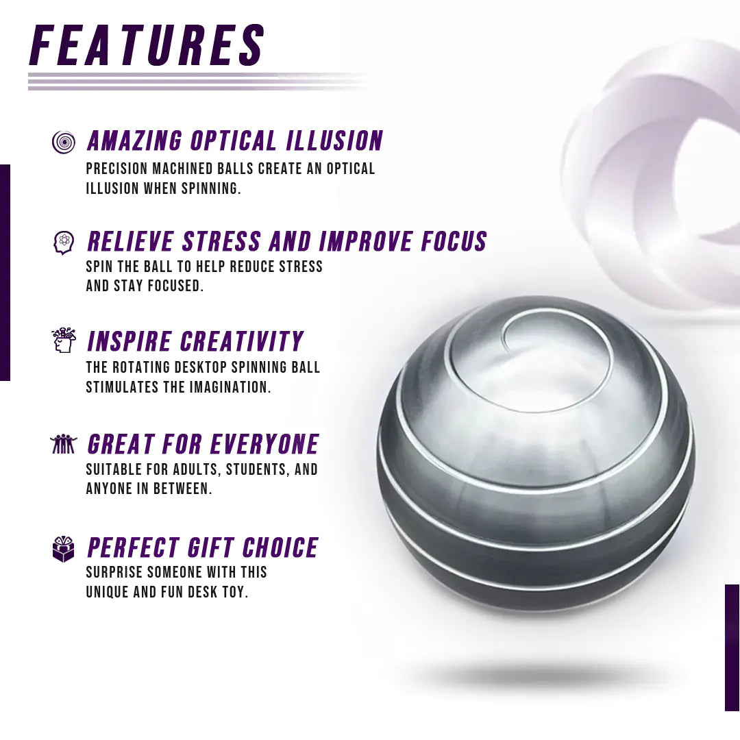 Rotating Desktop Spinning Ball