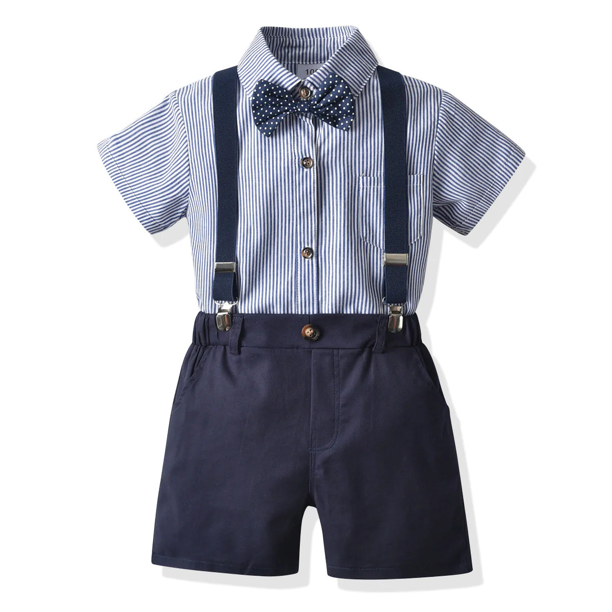 Baby Gentleman Outfit - Short Sleeve Bodysuit for Summer
